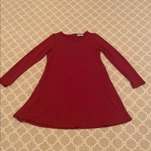 Karlie Dark Red Swing Mini Dress Size Medium